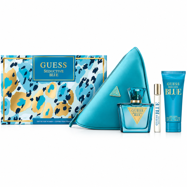 Guess Seductive Blue Gif Set For Women 4PCS 2.5 EDT(W)