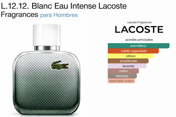 Lacoste L.12.12 Blanc Eau Intense 3.3 EDT(M)