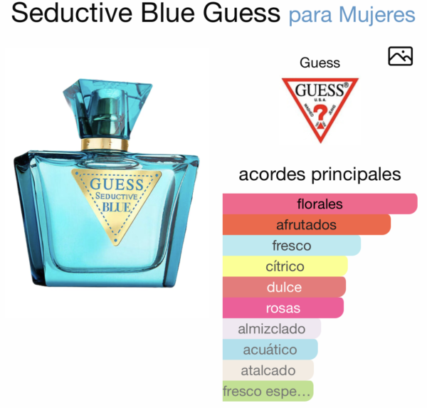 Guess Seductive Blue Gif Set For Women 4PCS 2.5 EDT(W)