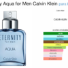 Calvin Klein Eternity For Men Aqua 3.3 EDT(M)