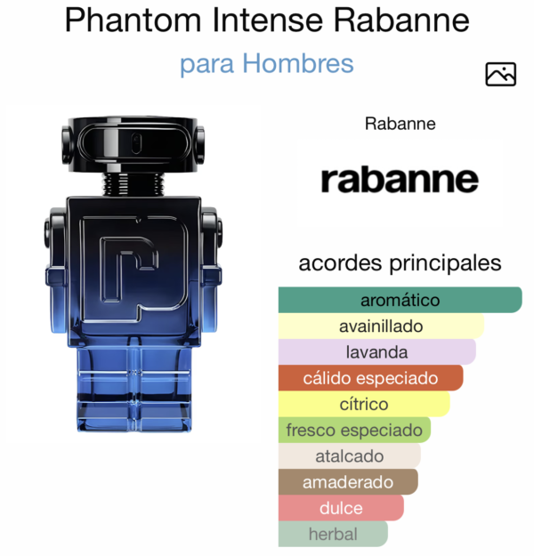 Paco Rabanne Phanton Eau De Parfum Intense 3.4 EDP(M)
