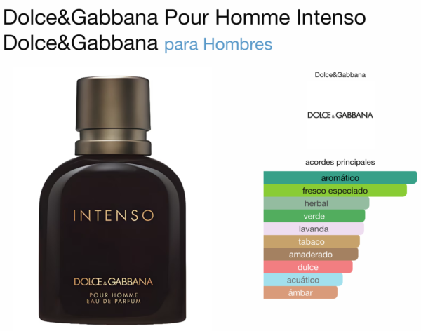 Dolce & Gabbana Intenso Eau De Parfum 4.2 EDP(M)