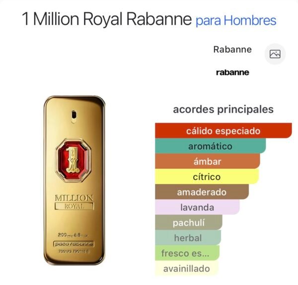 Paco Rabanne 1 Million Royal Parfum 3.4 EDP(M)